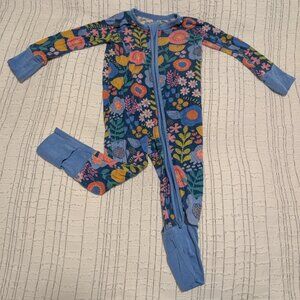 Little Sleepies Zippie Folk Floral 3-6 months
